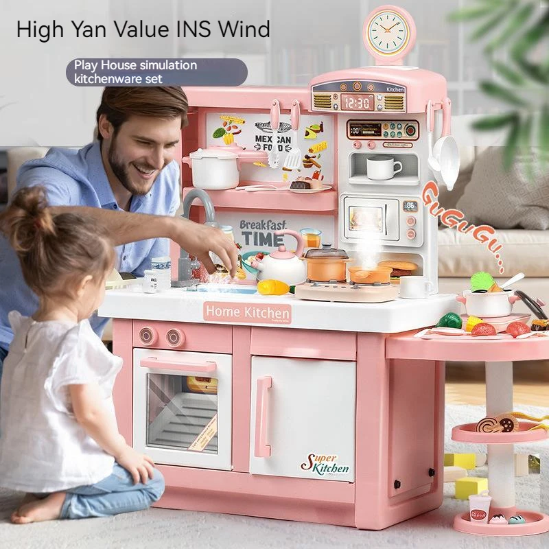Kitchen Appliances For Kids - Kinderset Extra Grote 100Cm Keukenset Met