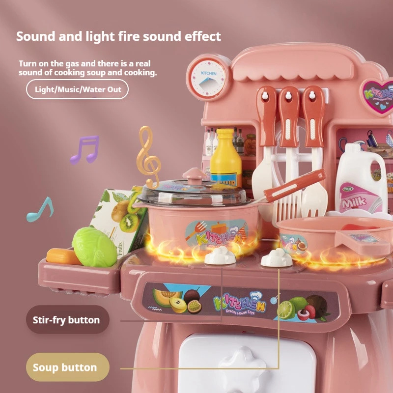 Kitchen Appliances For Kids - Gesimuleerde keukenspeelset met licht en geluid,