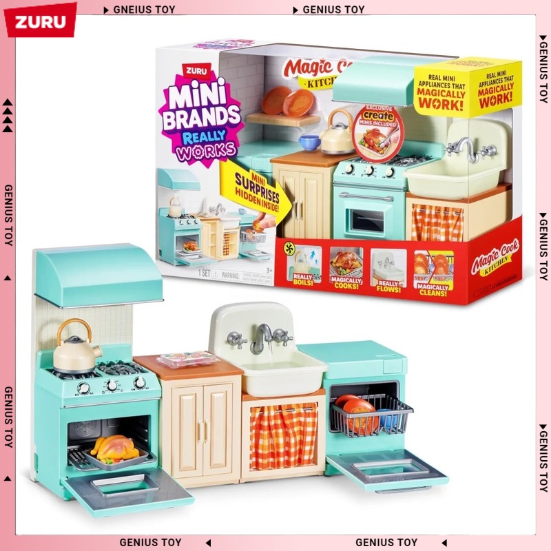 Kitchen Appliances For Kids - Zuru Mini Brands Magic Cook Keukenset