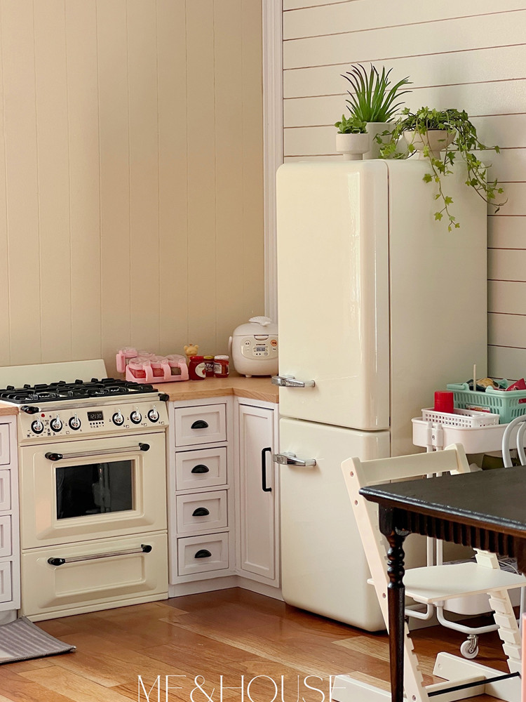 Kitchen Appliances List - 1/6 Poppenhuis Model Meubelaccessoires Metalen Koelkast