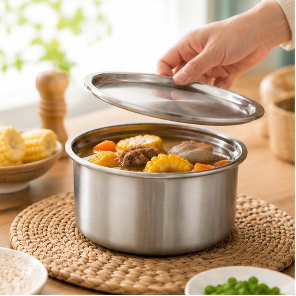 Deep Fryer Stainless - 304 roestvrijstalen ramekin met deksel, geschikt