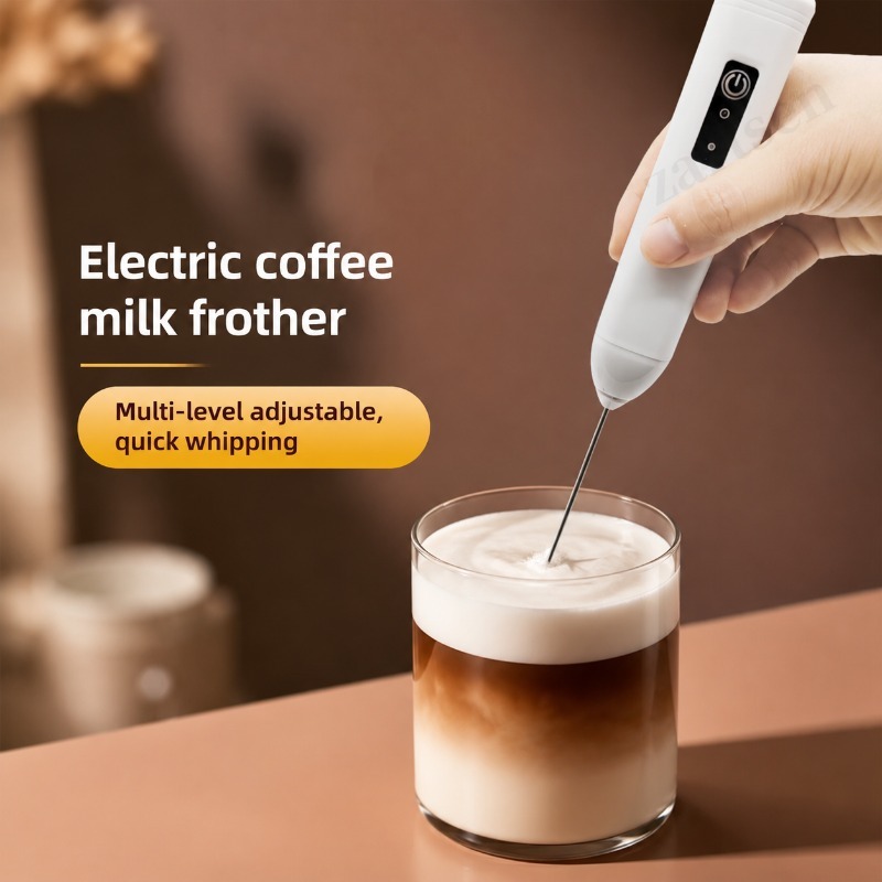 Kitchen Appliances For Restaurant - Elektrische koffiemelkopschuimer, koffiecreamer, handmixer, eierklopper, opschuimer,