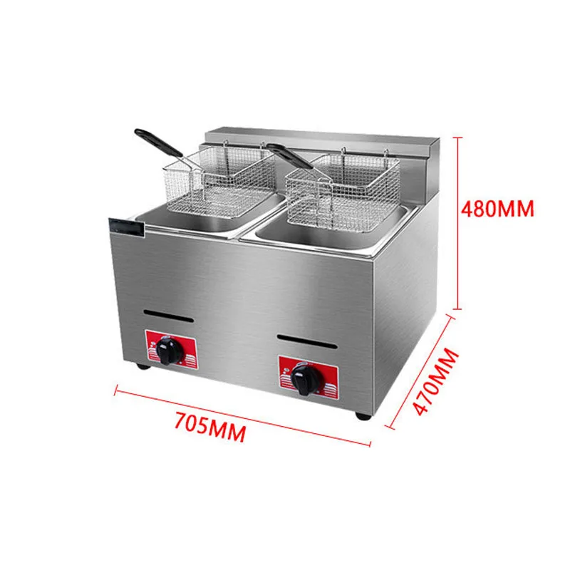 Deep Fryer Stainless - Elektrische friteuse van roestvrij staal met