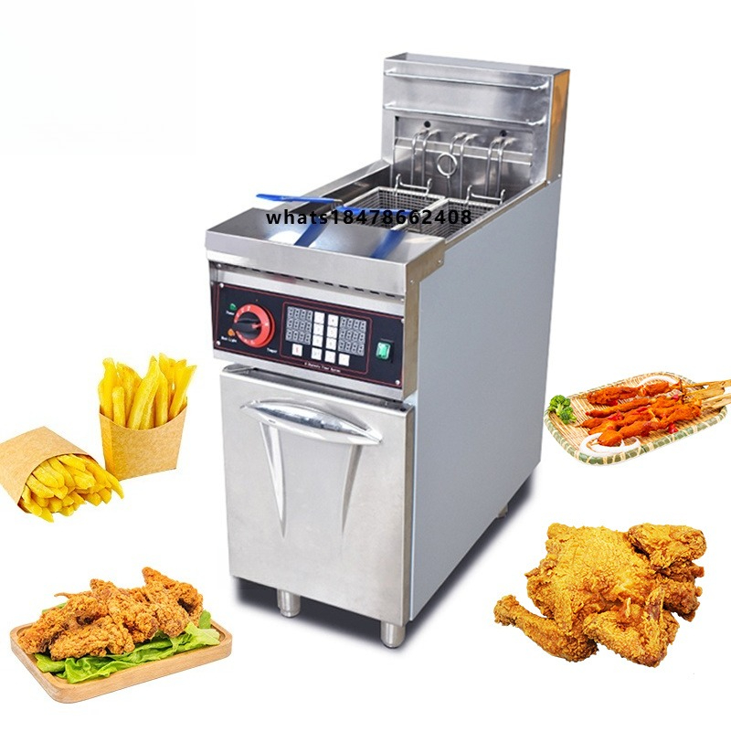 Deep Fryer Stainless - Chefmax 9000W Custom Elektrische Gas Kippenfriteuse