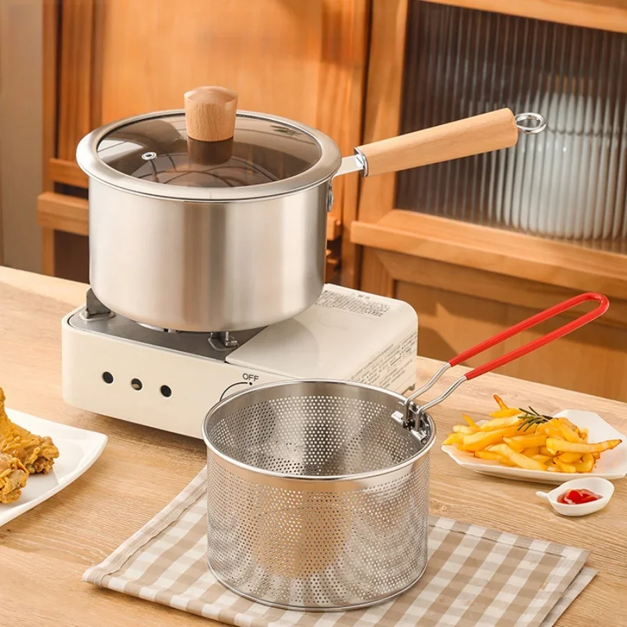 Deep Fryer Stainless - SUS304 roestvrijstalen pastapot, frituurpan, kookpot met