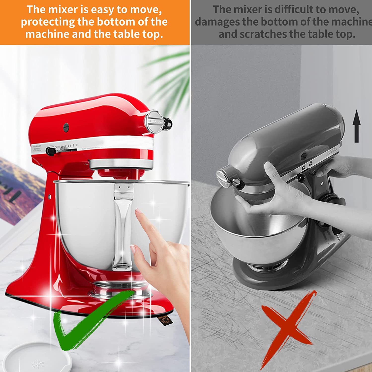 Glijmat voor Kitchenaid Mixer, - Kitchen Appliances List recensie en prijs