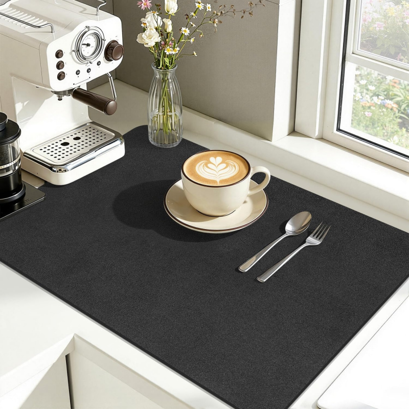 VIKAMA Zwarte aanrechtmatten a - Kitchen Appliances List recensie en prijs