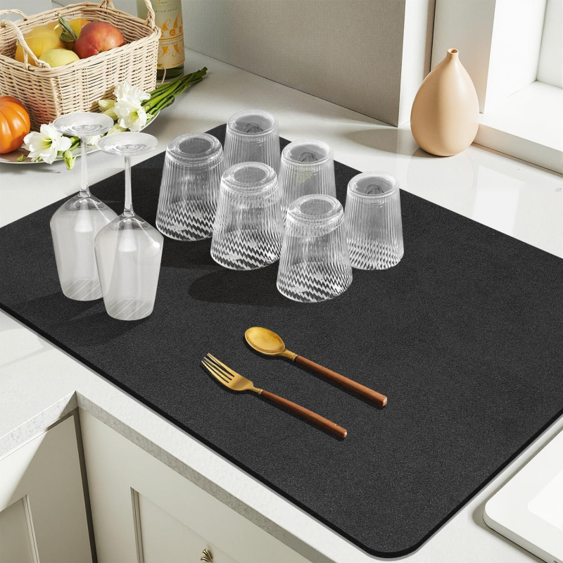 VIKAMA Zwarte aanrechtmatten a - Kitchen Appliances List recensie en prijs