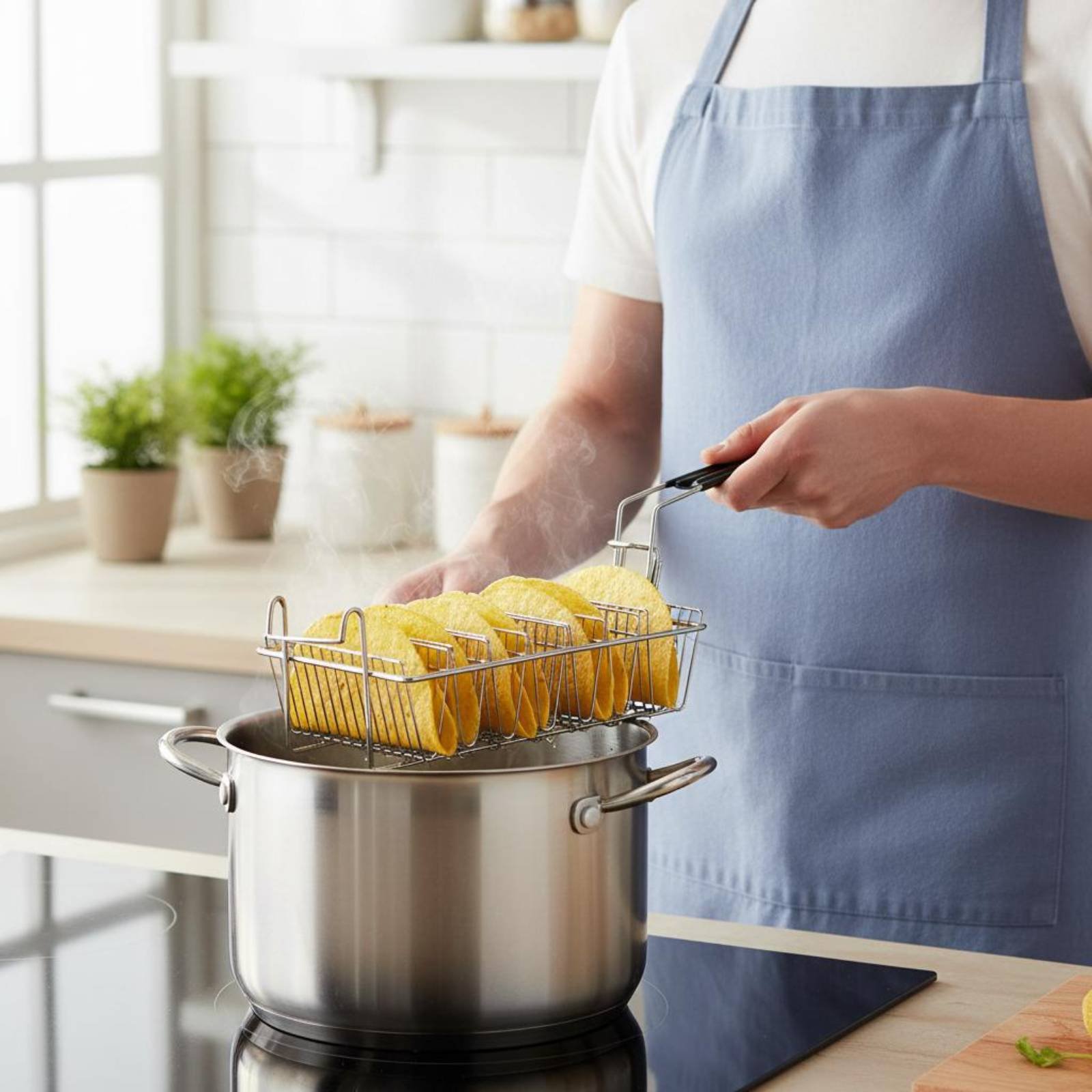 8-delige taco-rek, hittebesten - Deep Fryer Stainless recensie en prijs
