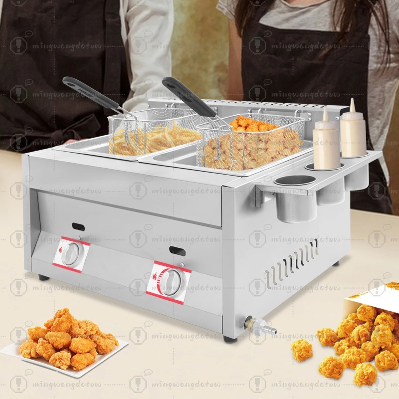 Nieuwe commerciële gasfriteuse - Deep Fryer Stainless recensie en prijs