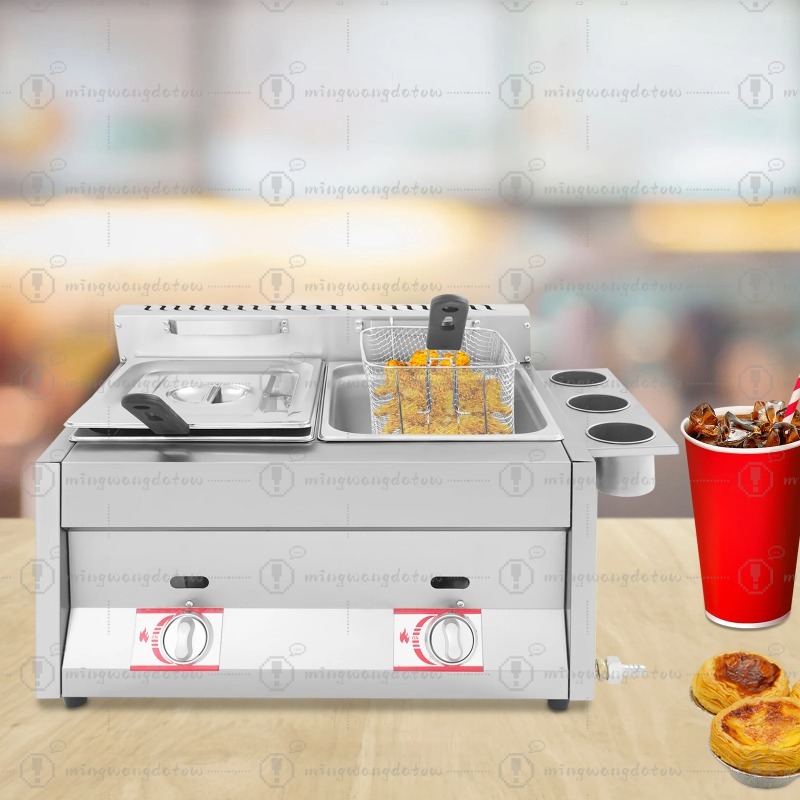 Nieuwe commerciële gasfriteuse - Deep Fryer Stainless recensie en prijs
